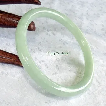 Sale-Rare Classic Round Vintage Old Mine Lao Pit Jadeite Bangle Large size 71mm (BB1061)