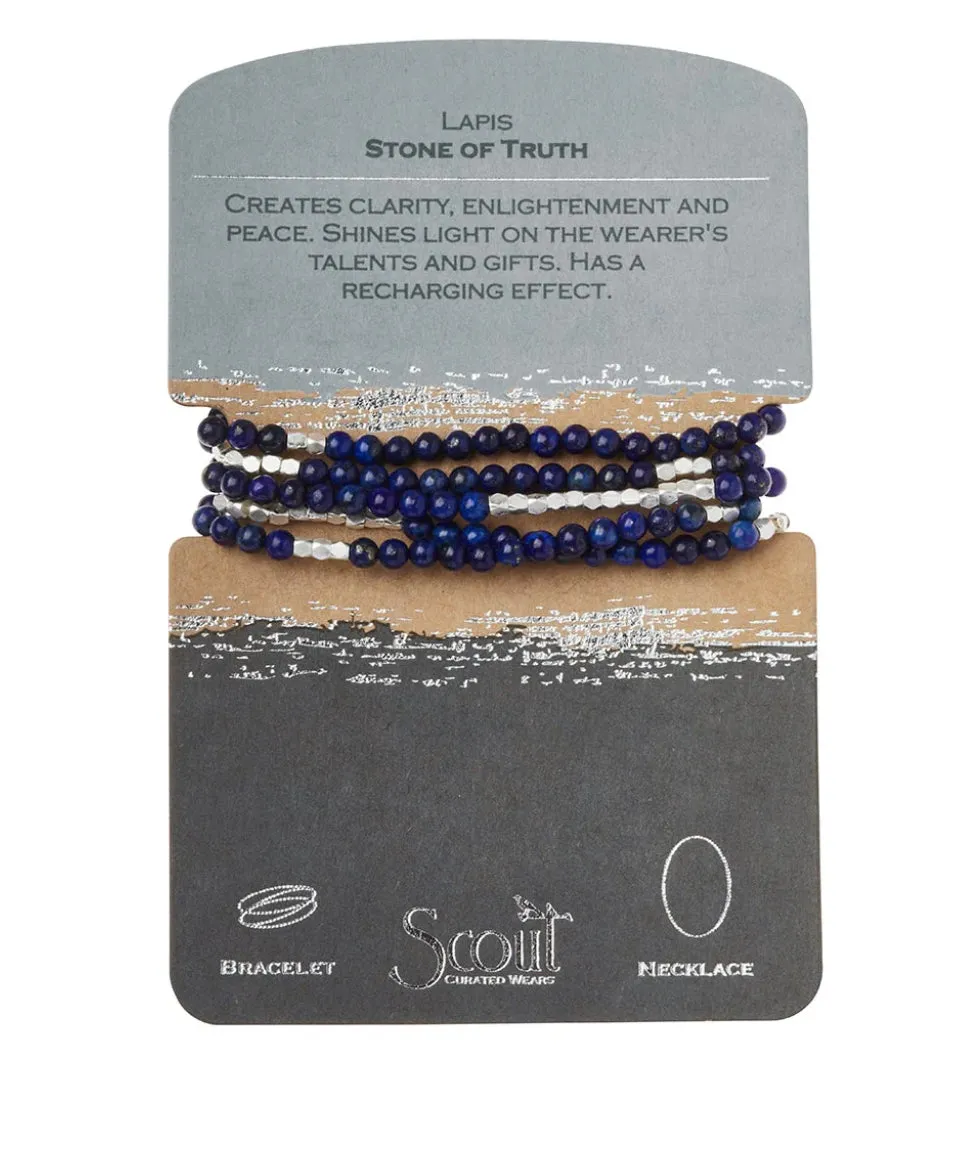 Scout Stone Wrap - Lapis - Stone of Truth