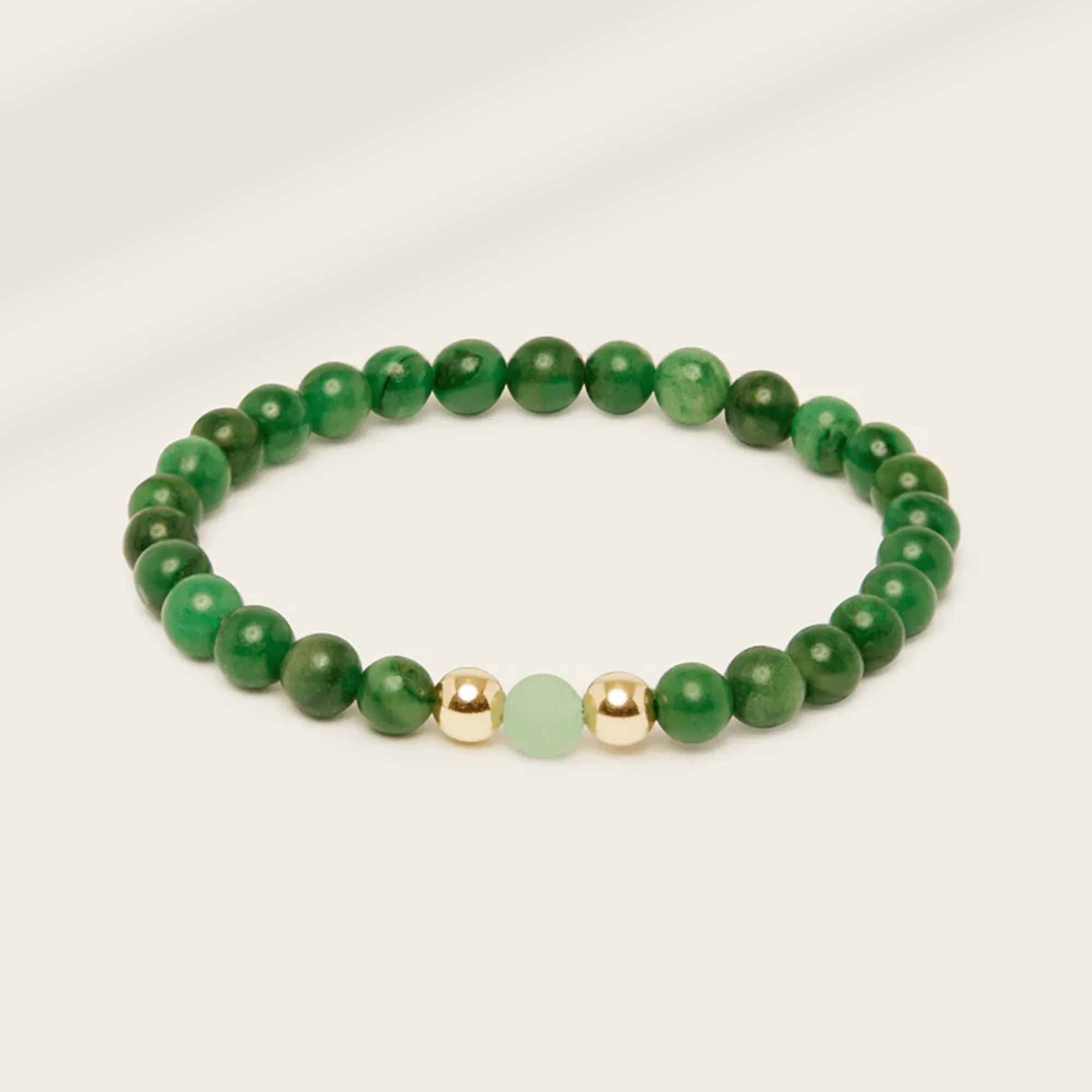 Serenity's Path African Jade & Green Aventurine Bracelet 6mm