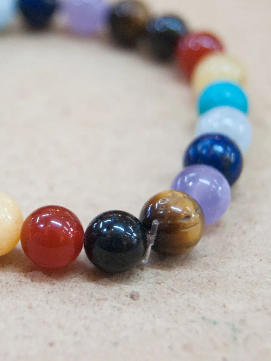 Seven Chakras Mala Bracelet