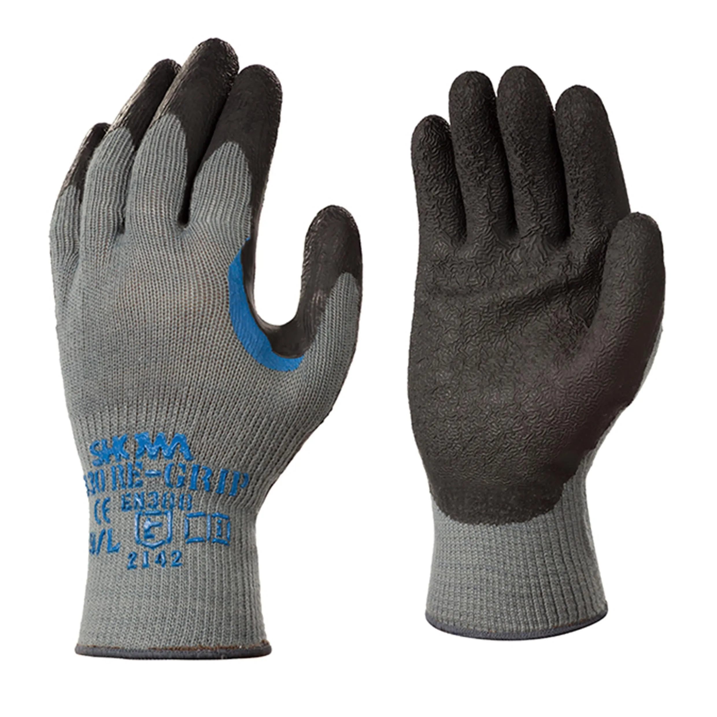 Showa Re-Grip Gloves - Grey