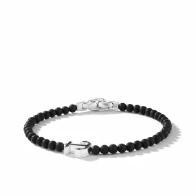 Spiritual Beads Anchor Bracelet with Black Onyx