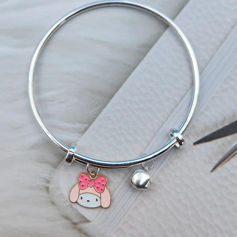 Student Bracelet Female Ice Crystal Cartoon Cinnamoroll Babycinnamoroll Clow M Sanrio Sweet