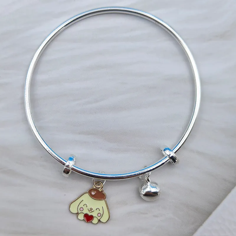 Student Bracelet Female Ice Crystal Cartoon Cinnamoroll Babycinnamoroll Clow M Sanrio Sweet