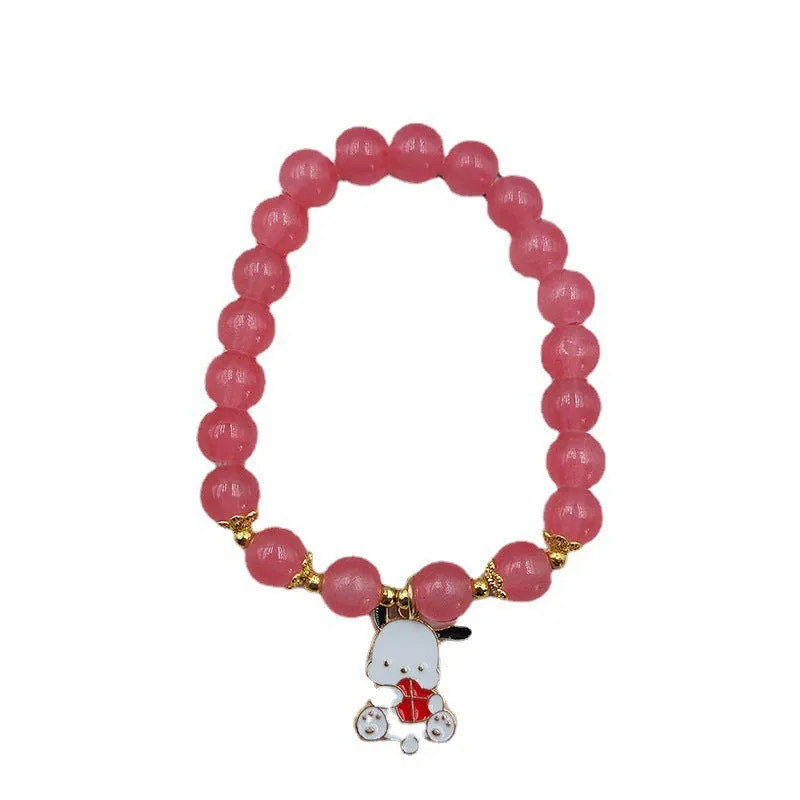 Student Bracelet Female Ice Crystal Cartoon Cinnamoroll Babycinnamoroll Clow M Sanrio Sweet