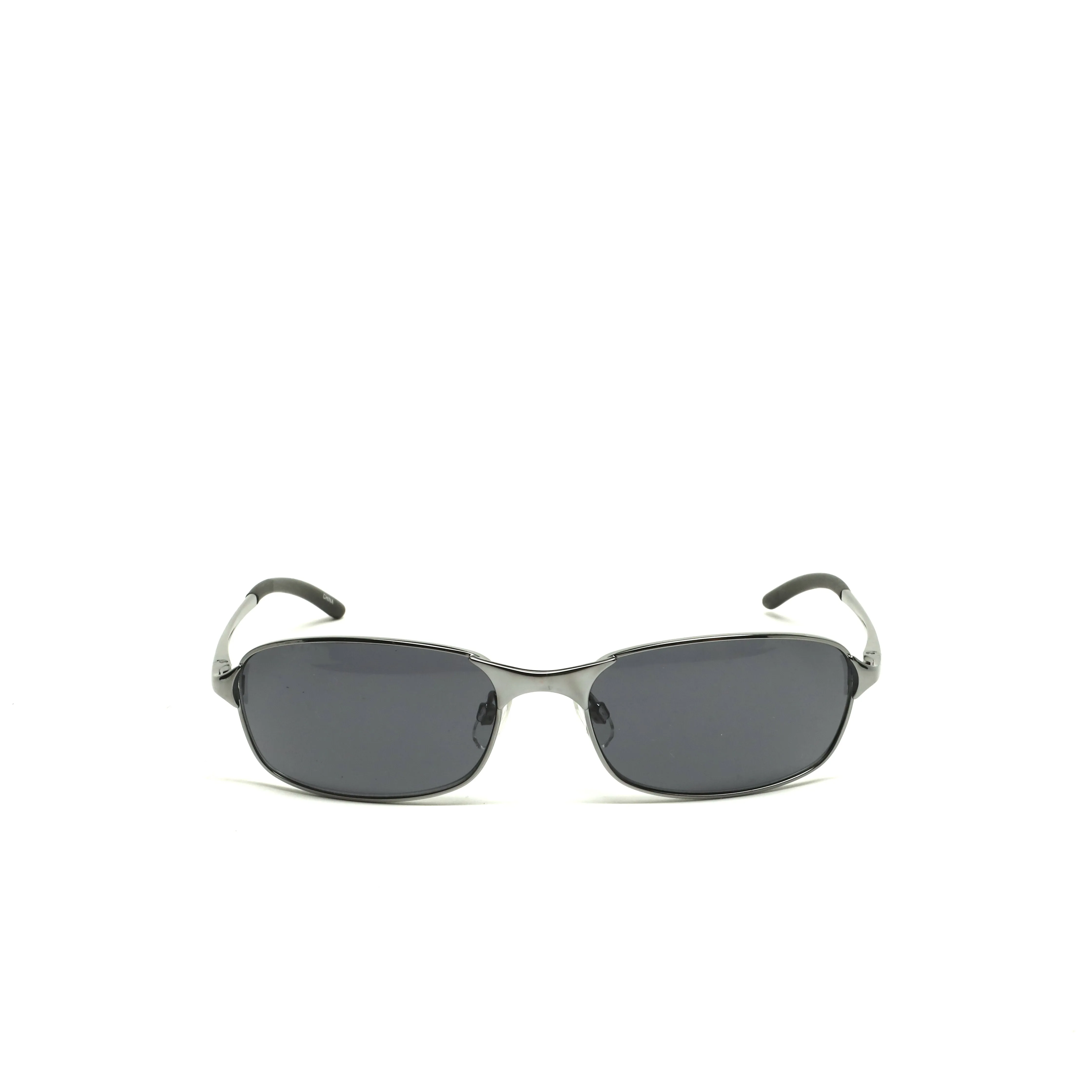 //Style 944// Deluxe Vintage 90s Steel Visor Sunglasses - Grey