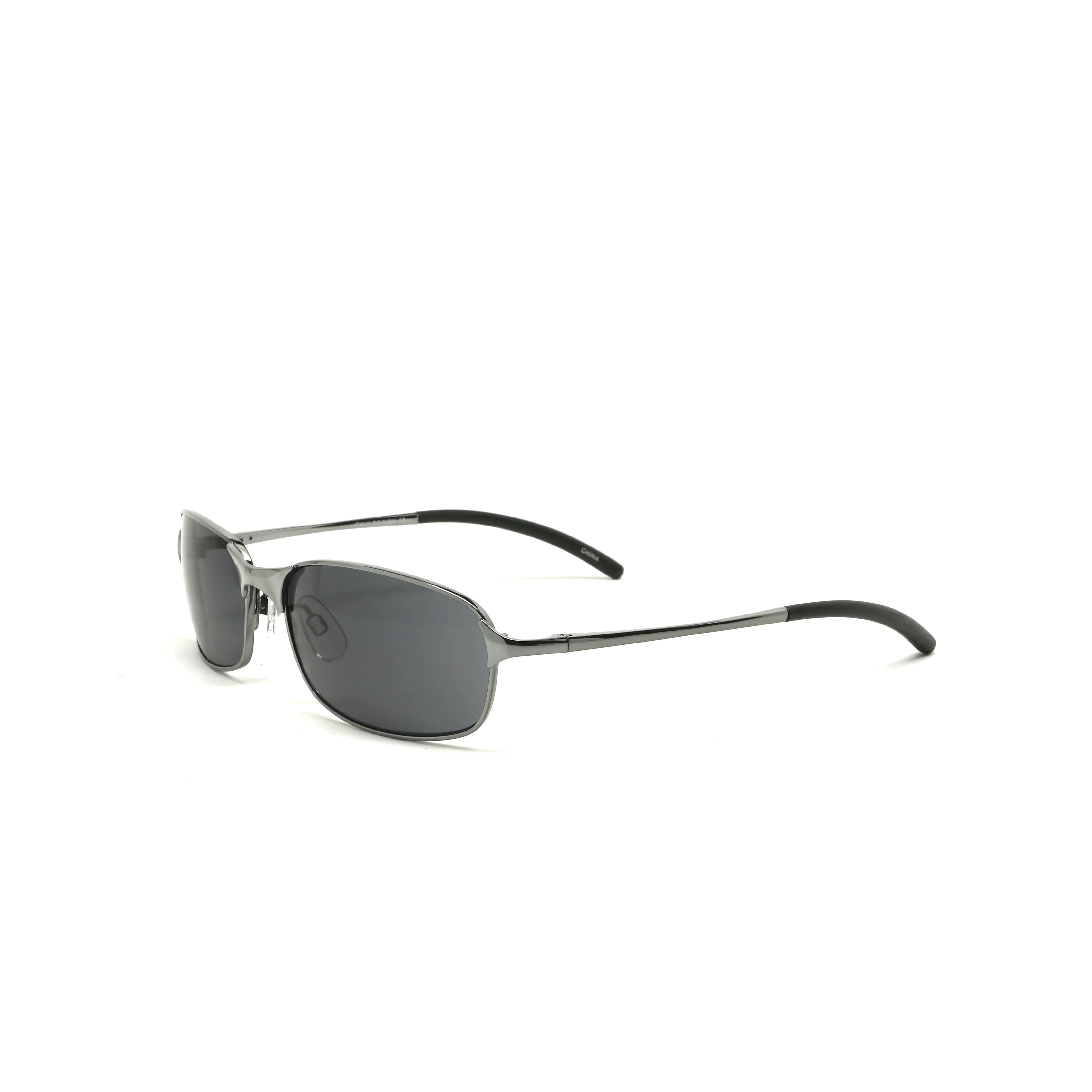 //Style 944// Deluxe Vintage 90s Steel Visor Sunglasses - Grey