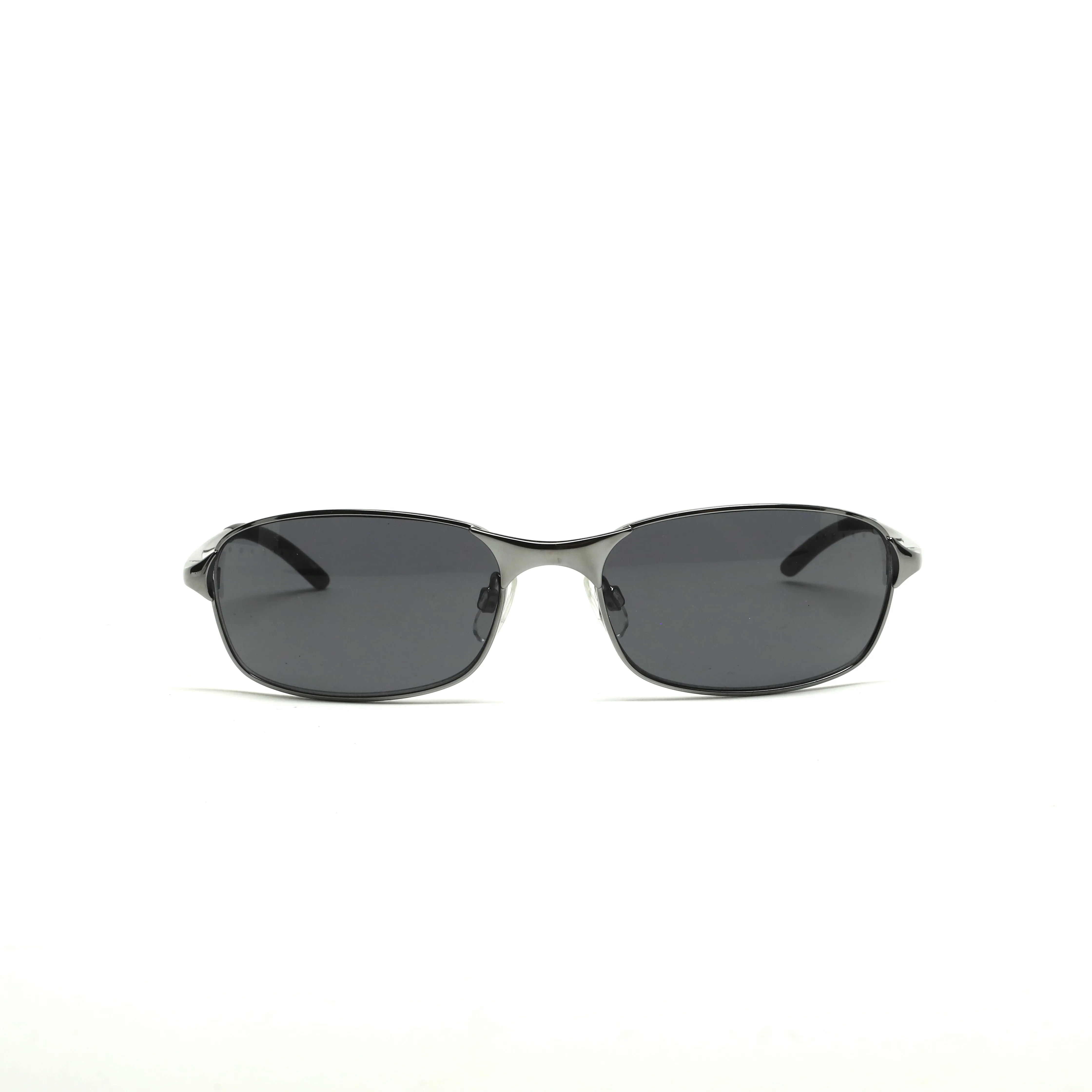 //Style 944// Deluxe Vintage 90s Steel Visor Sunglasses - Grey