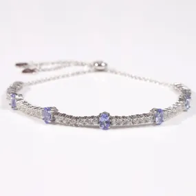 Tanzanite Adjustable Bracelet