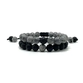 The Black and Grey Bracelet Thread Edition