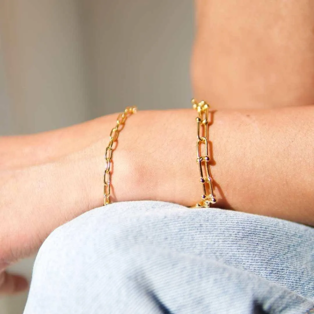 THE CHARLIE BRACELET - 18k gold vermeil