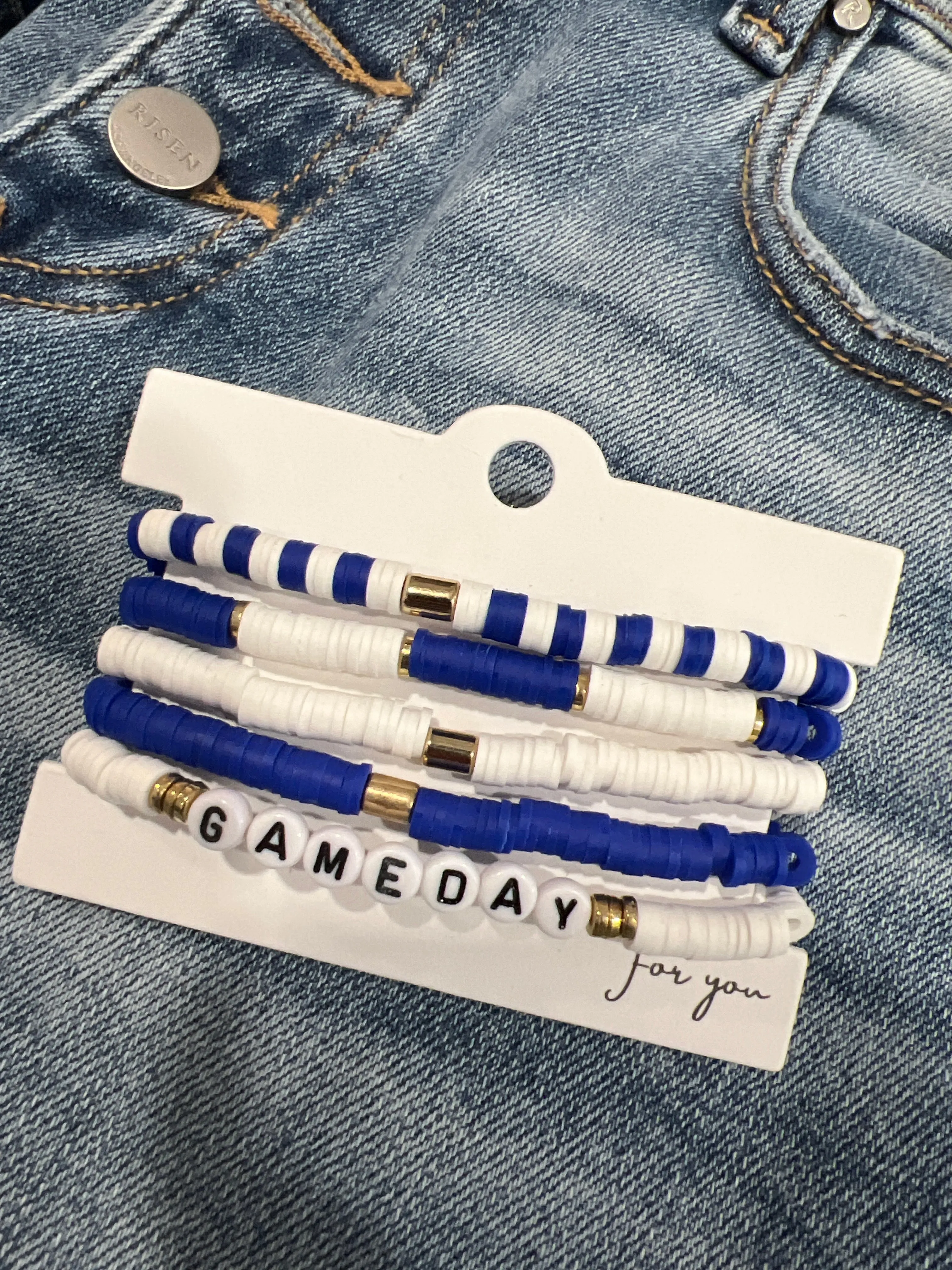 The GameDay Stretchy Bracelet Stack