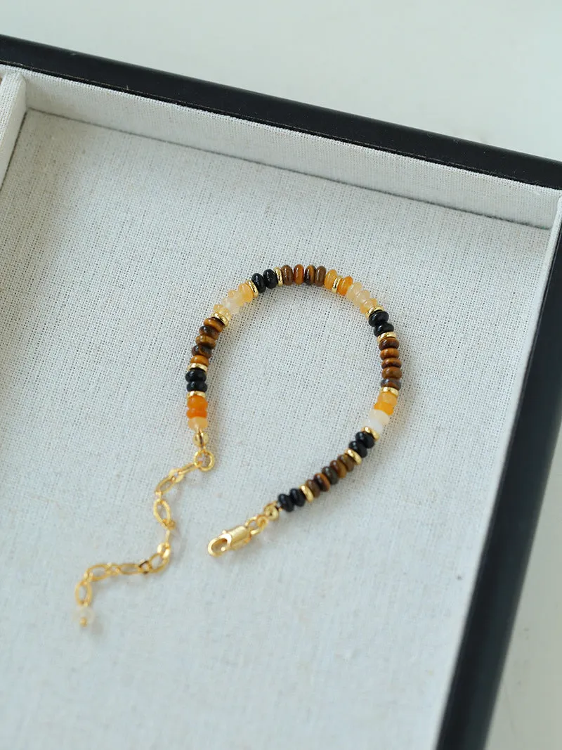 Tiger Eye Multi-Element Beaded Bracelet