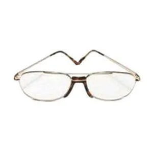 Today's Optical Half Eye Fashion Reading Glass  3.0 Power, Plastic/Metal Frame, Silver/Chrome