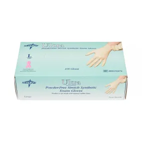 Ultra Powder-Free Stretch Synthetic Exam Gloves, Latex-Free