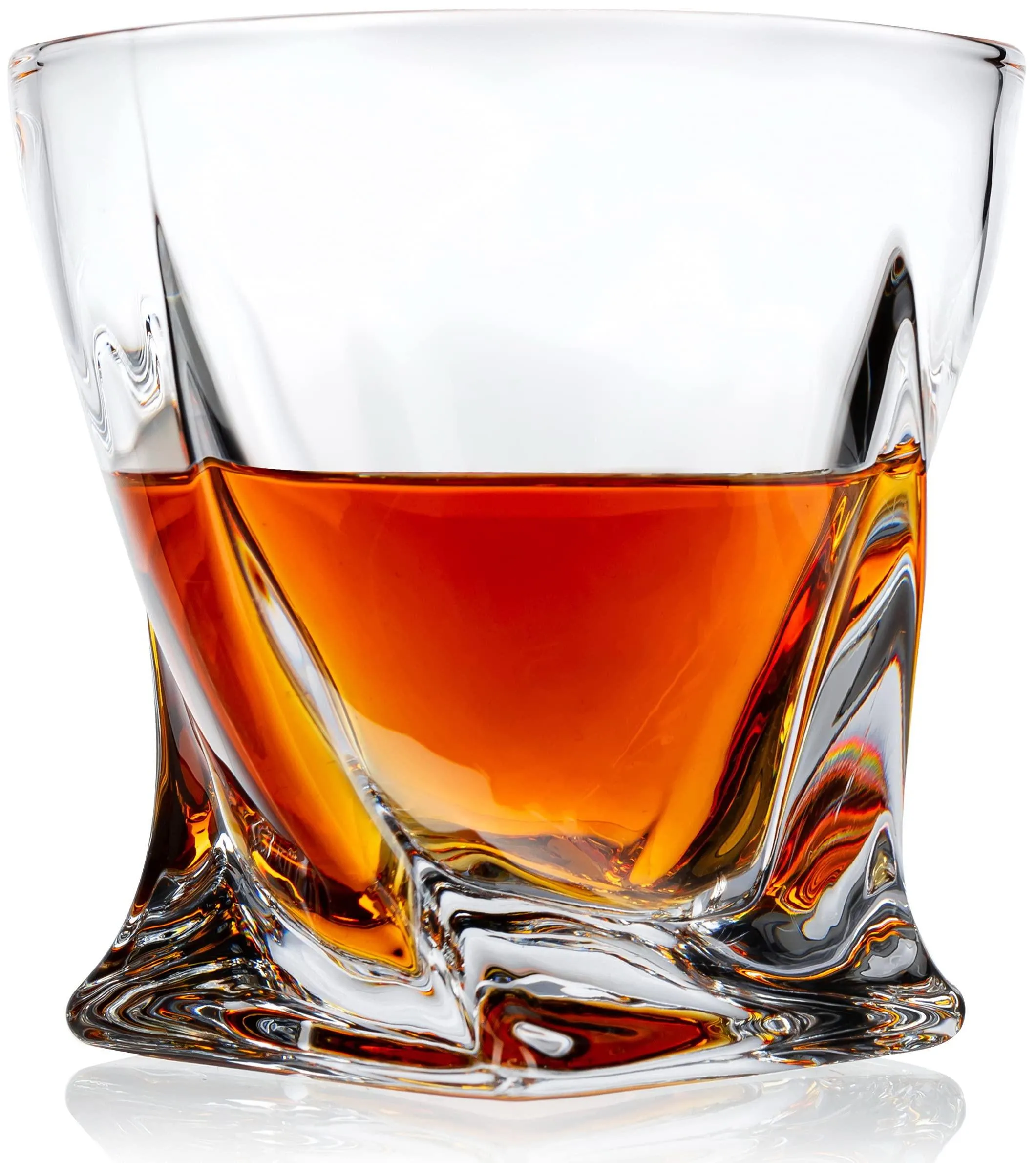 Whiskey Glass Set of 2 -Father day Bourbon Glass & Stones Gift Includes