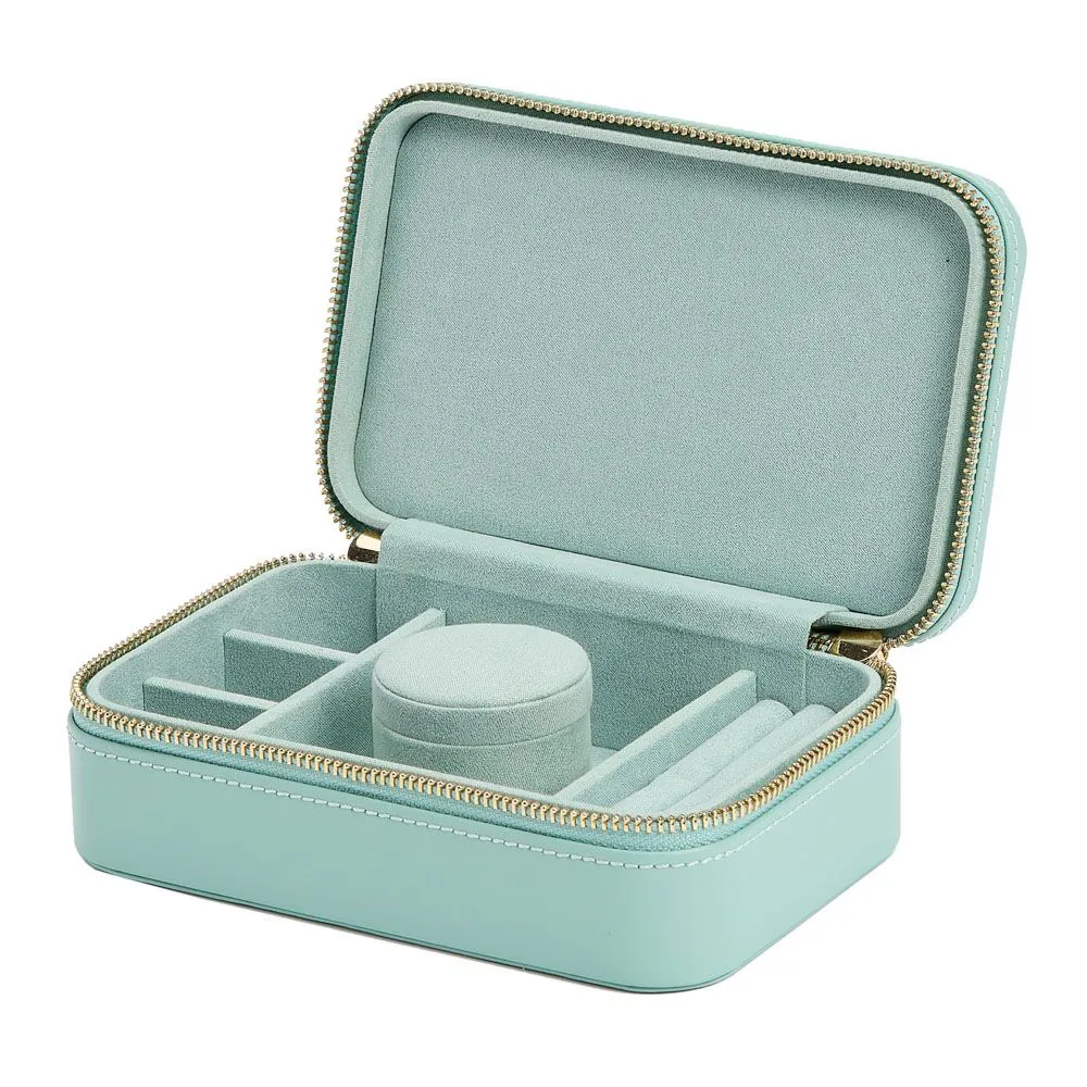 WOLF Sophia Travel Zip Case in Jade