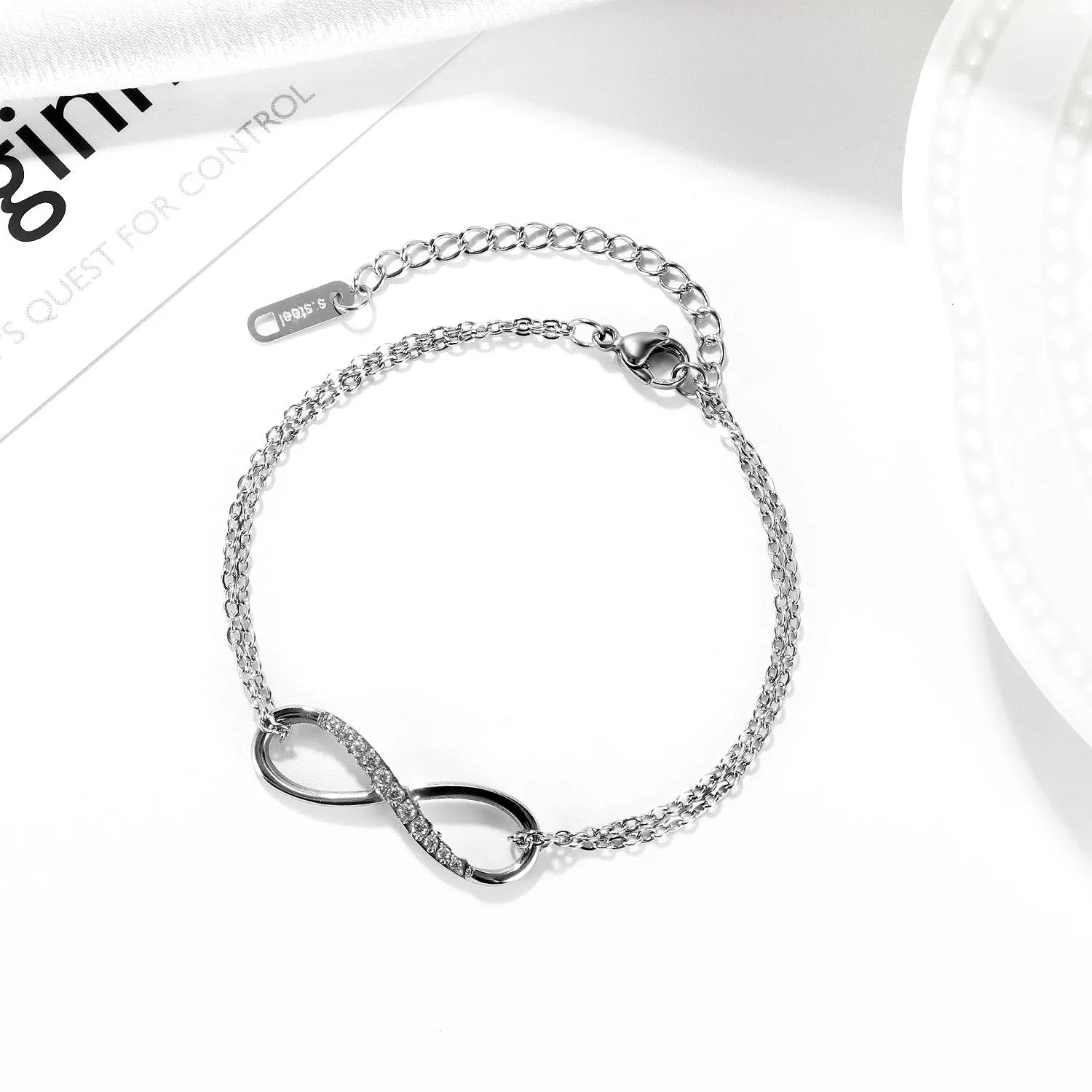 Women's Fashion Blinking Infinity Bracelet