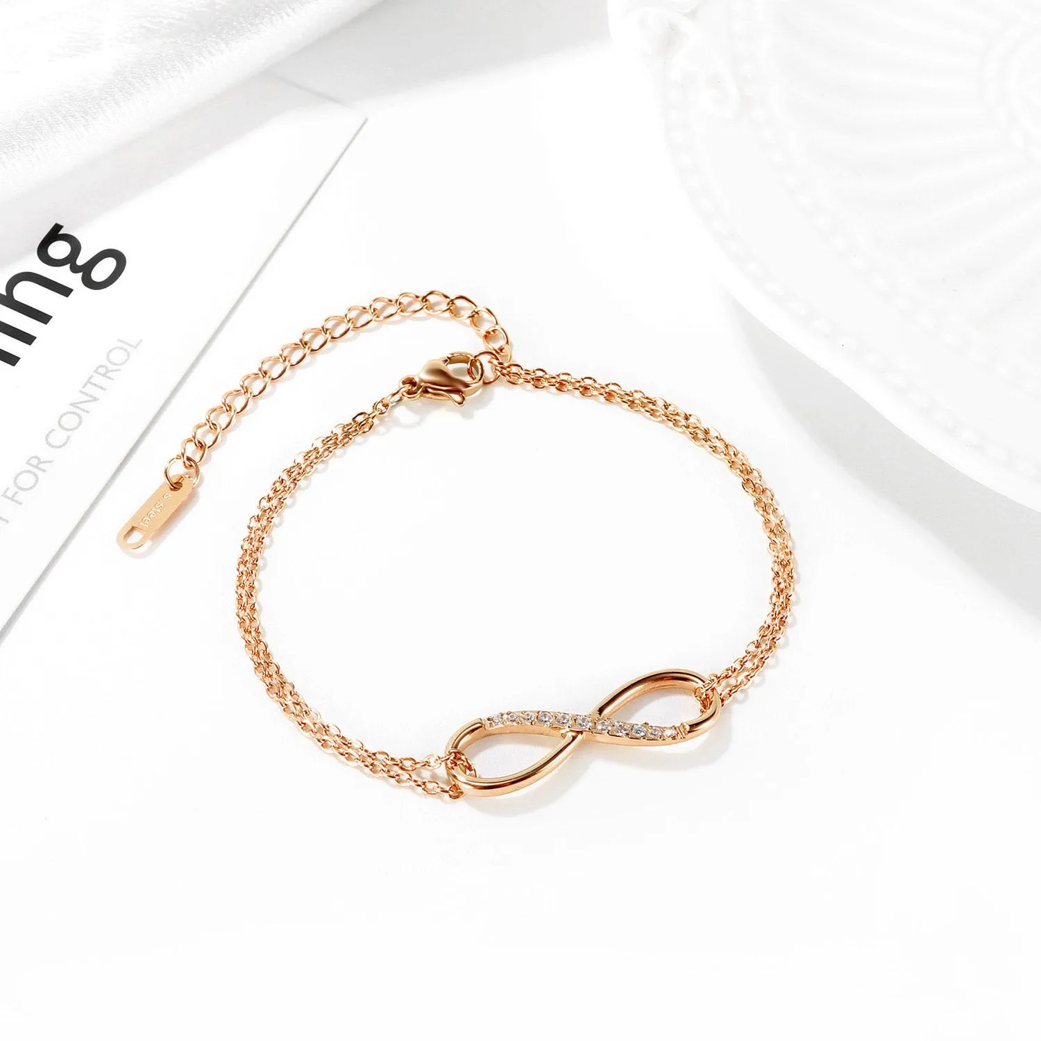 Women's Fashion Blinking Infinity Bracelet