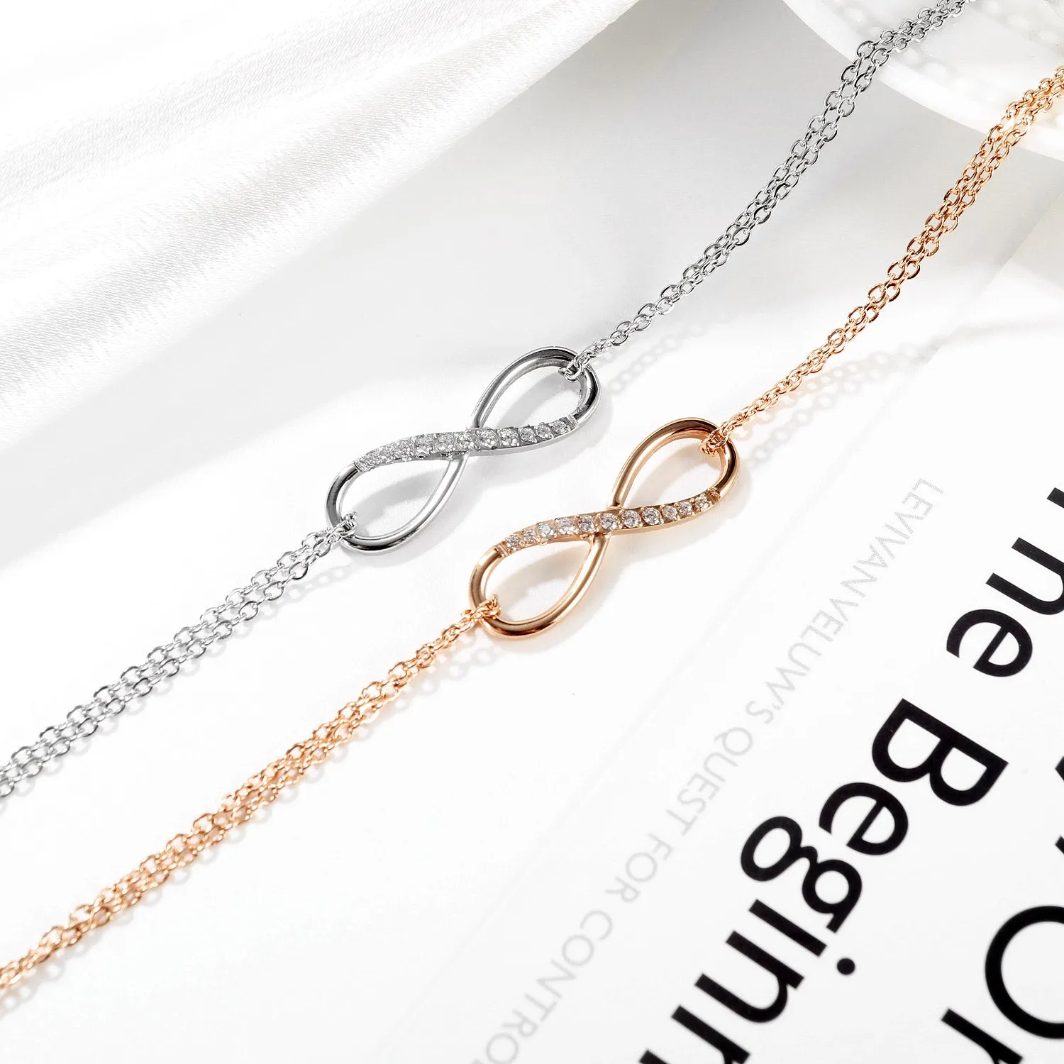 Women's Fashion Blinking Infinity Bracelet