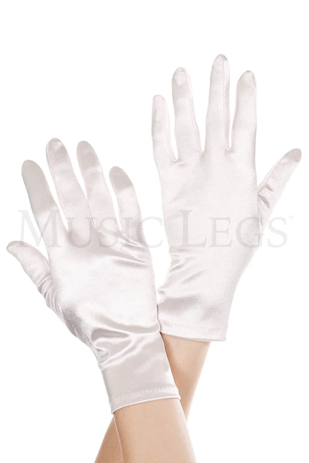 Wrist Satin Gloves