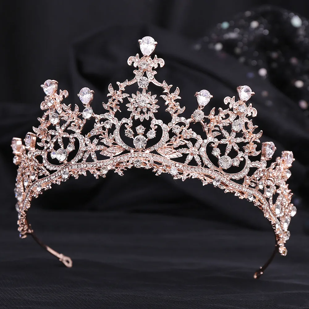 Zircon Crown Wedding Hair Accessories Wedding Dress Accessories Birthday Wedding Headwear