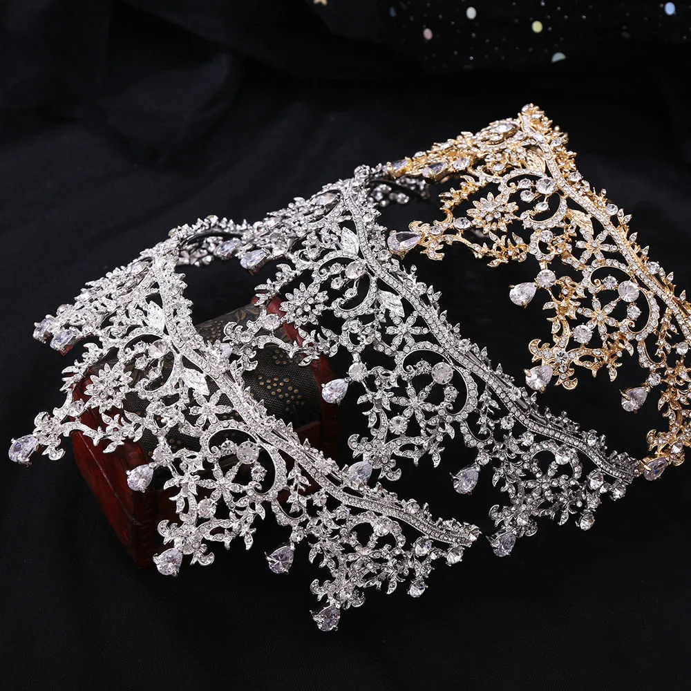 Zircon Crown Wedding Hair Accessories Wedding Dress Accessories Birthday Wedding Headwear