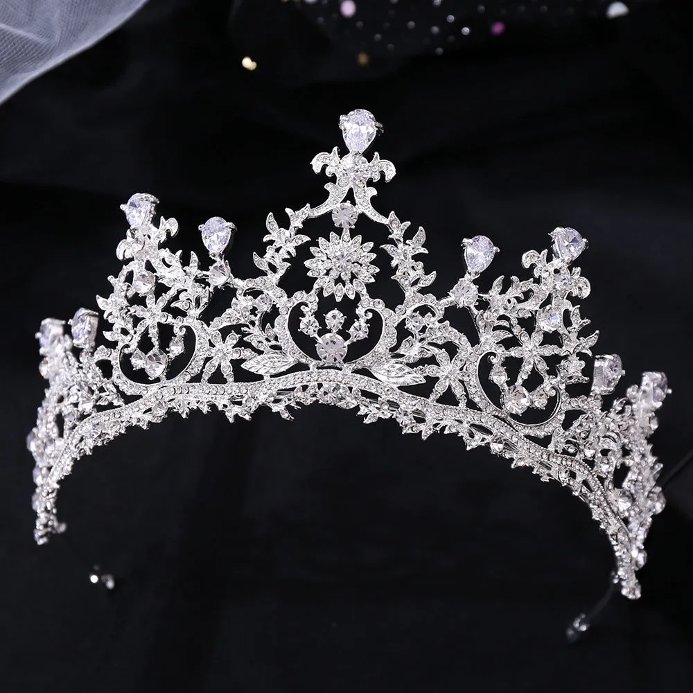 Zircon Crown Wedding Hair Accessories Wedding Dress Accessories Birthday Wedding Headwear