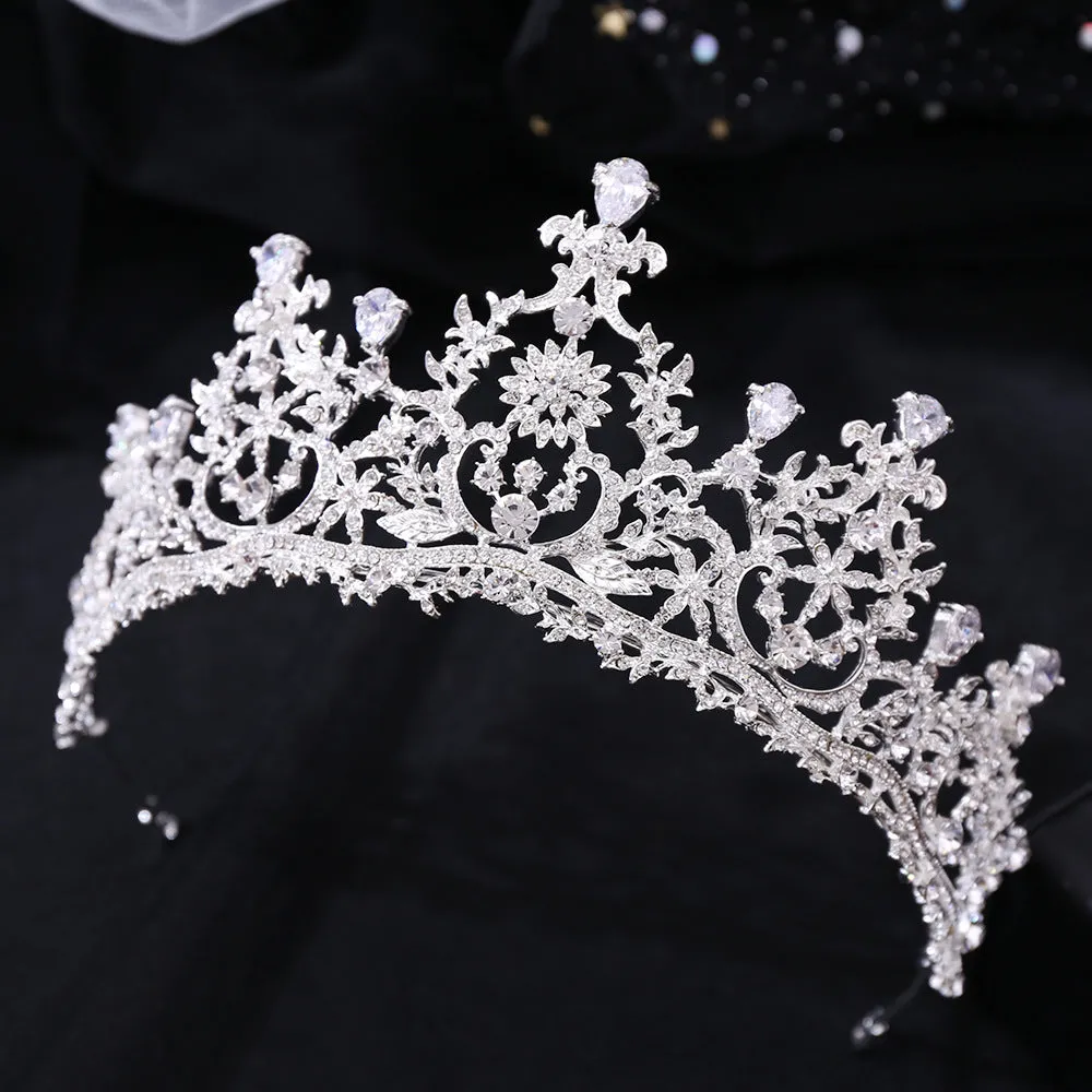 Zircon Crown Wedding Hair Accessories Wedding Dress Accessories Birthday Wedding Headwear